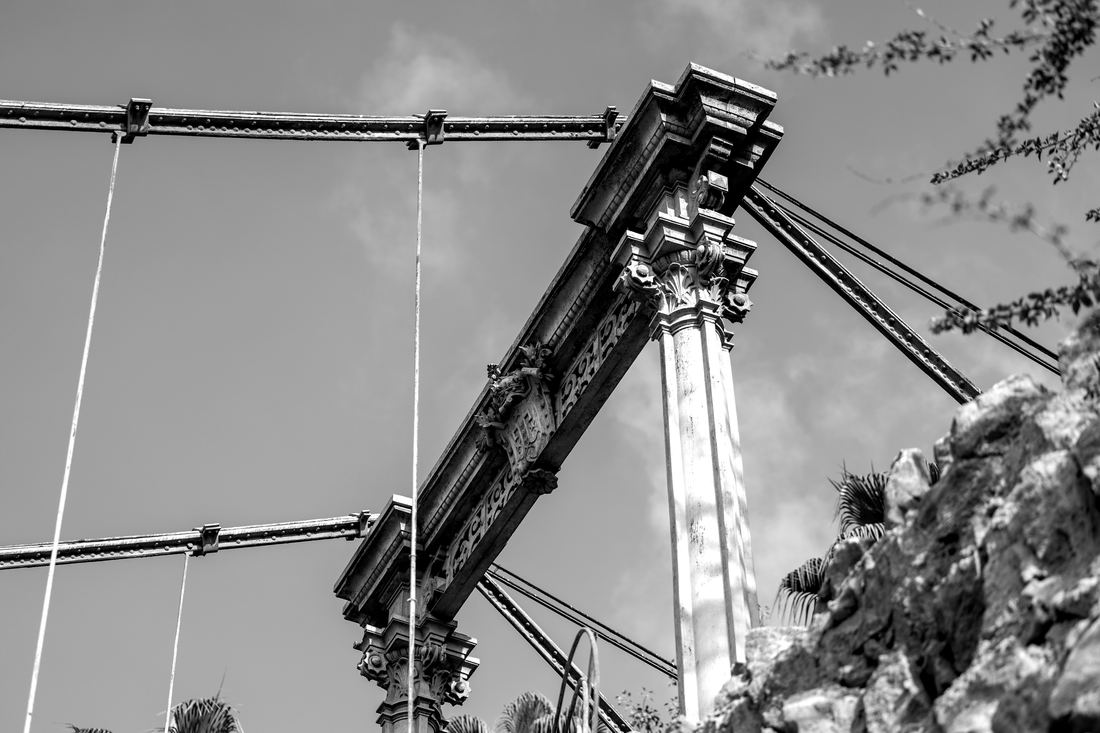 The suspension bridge